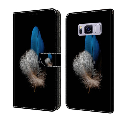 Crystal 3D Shockproof Protective Leather Phone Case, For Samsung Galaxy S9, For Samsung Galaxy S8+