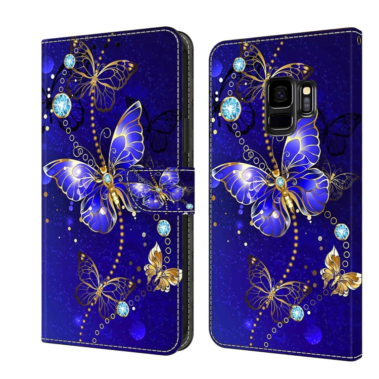Crystal 3D Shockproof Protective Leather Phone Case, For Samsung Galaxy S9, For Samsung Galaxy S8+