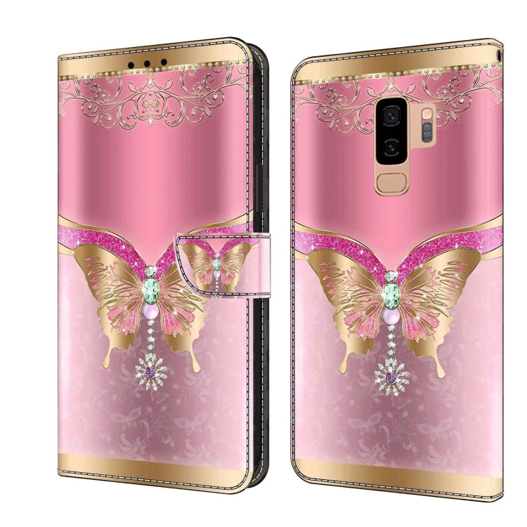 Crystal 3D Shockproof Protective Leather Phone Case, For Samsung Galaxy S10, For Samsung Galaxy S9+