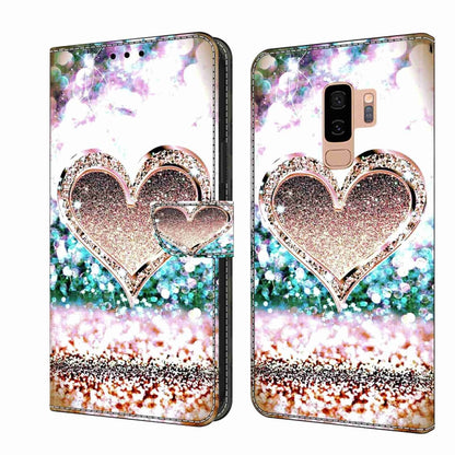 Crystal 3D Shockproof Protective Leather Phone Case, For Samsung Galaxy S10, For Samsung Galaxy S9+