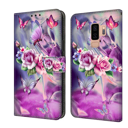 Crystal 3D Shockproof Protective Leather Phone Case, For Samsung Galaxy S10, For Samsung Galaxy S9+