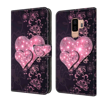 Crystal 3D Shockproof Protective Leather Phone Case, For Samsung Galaxy S10, For Samsung Galaxy S9+