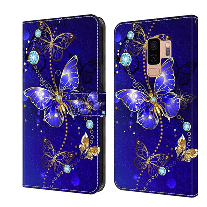 Crystal 3D Shockproof Protective Leather Phone Case, For Samsung Galaxy S10, For Samsung Galaxy S9+