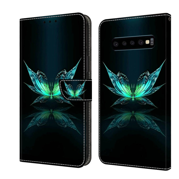 Crystal 3D Shockproof Protective Leather Phone Case, For Samsung Galaxy S10, For Samsung Galaxy S9+