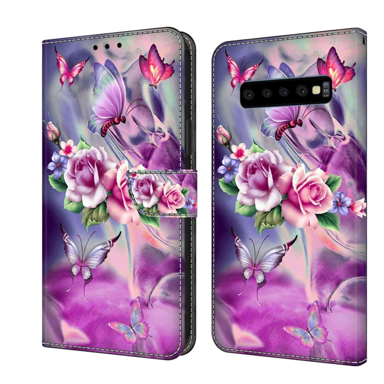 Crystal 3D Shockproof Protective Leather Phone Case, For Samsung Galaxy S10, For Samsung Galaxy S9+
