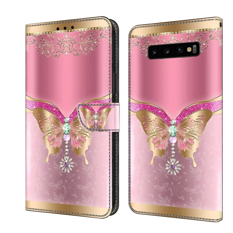 Crystal 3D Shockproof Protective Leather Phone Case, For Samsung Galaxy S10e, For Samsung Galaxy S10+