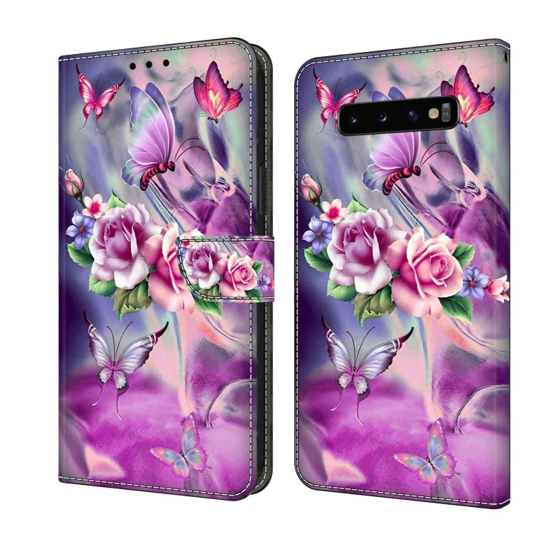 Crystal 3D Shockproof Protective Leather Phone Case, For Samsung Galaxy S10e, For Samsung Galaxy S10+