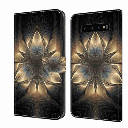 Crystal 3D Shockproof Protective Leather Phone Case, For Samsung Galaxy S10e, For Samsung Galaxy S10+