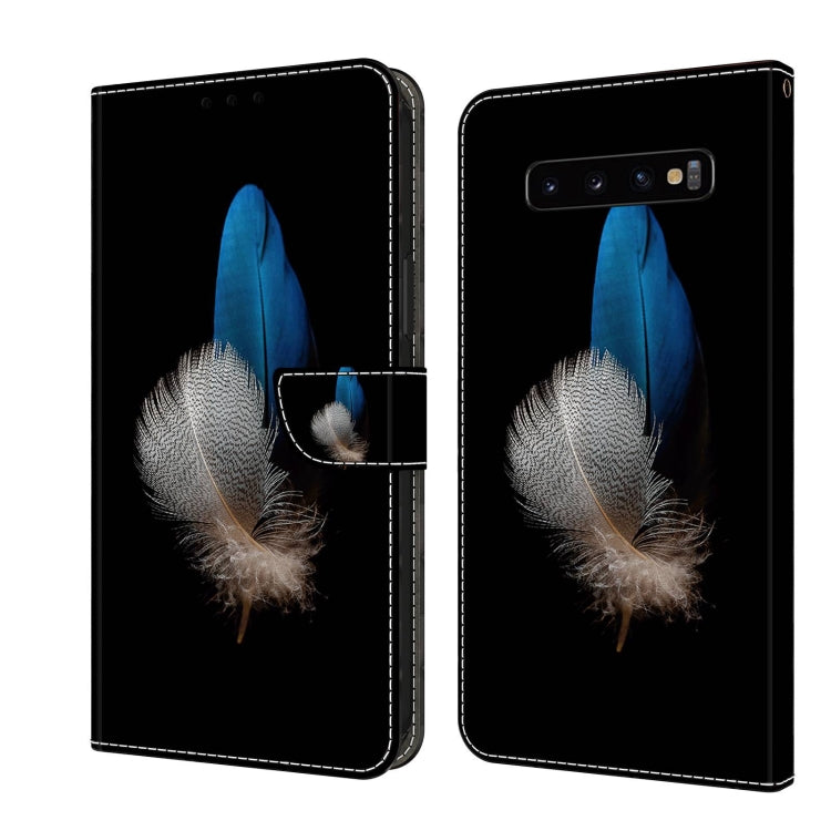 Crystal 3D Shockproof Protective Leather Phone Case, For Samsung Galaxy S10e, For Samsung Galaxy S10+