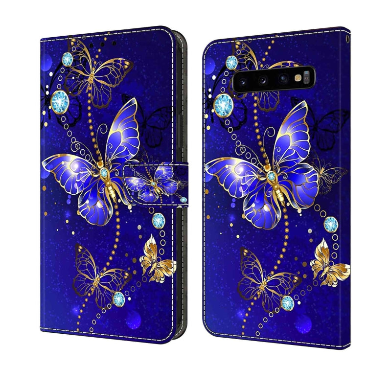 Crystal 3D Shockproof Protective Leather Phone Case, For Samsung Galaxy S10e, For Samsung Galaxy S10+