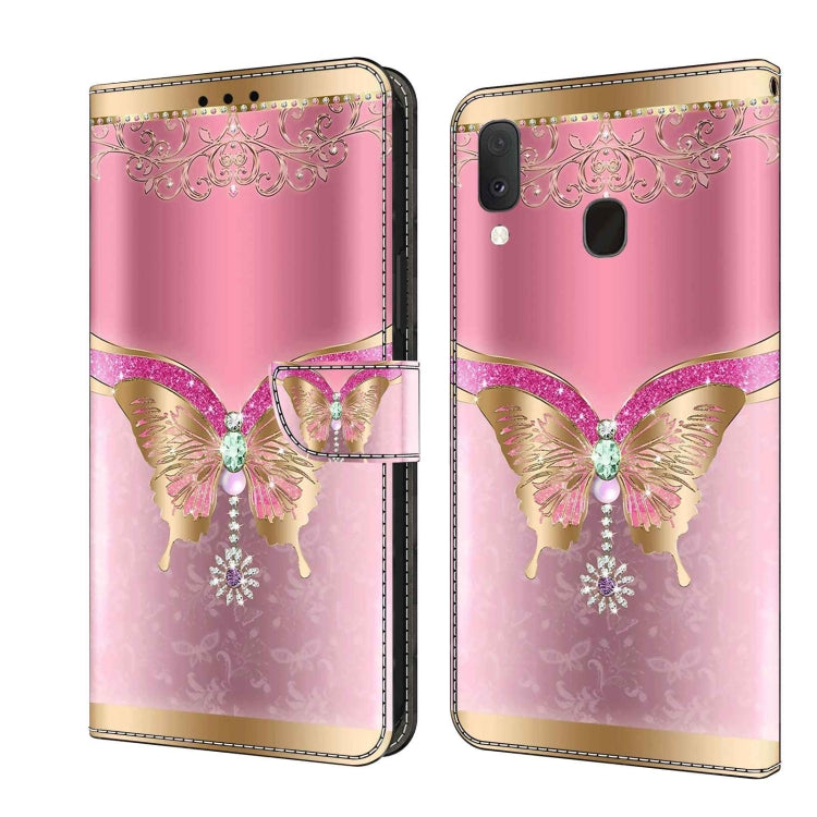 Crystal 3D Shockproof Protective Leather Phone Case, For Samsung Galaxy S10e, For Samsung Galaxy S10+