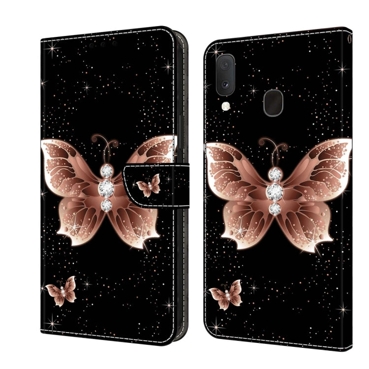 Crystal 3D Shockproof Protective Leather Phone Case, For Samsung Galaxy S10e, For Samsung Galaxy S10+
