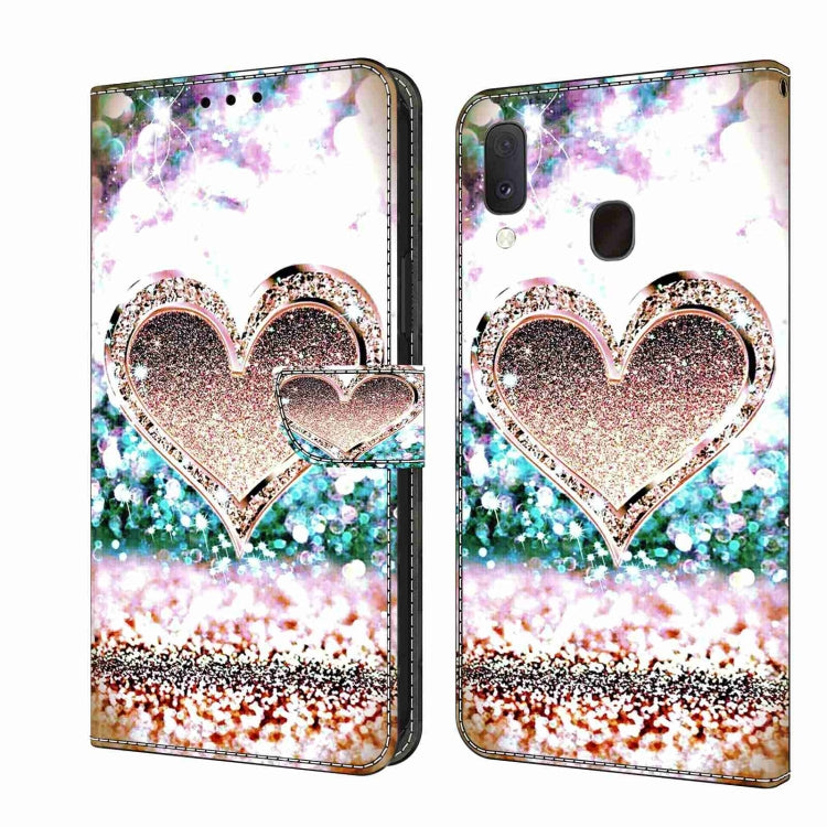Crystal 3D Shockproof Protective Leather Phone Case, For Samsung Galaxy S10e, For Samsung Galaxy S10+