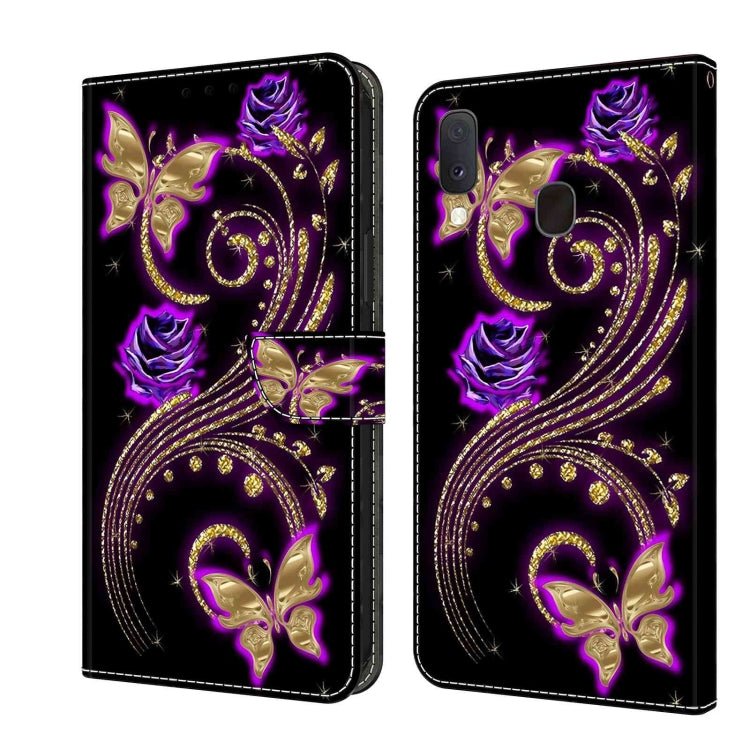 Crystal 3D Shockproof Protective Leather Phone Case, For Samsung Galaxy S10e, For Samsung Galaxy S10+