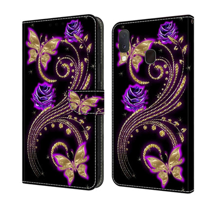 Crystal 3D Shockproof Protective Leather Phone Case, For Samsung Galaxy S10e, For Samsung Galaxy S10+