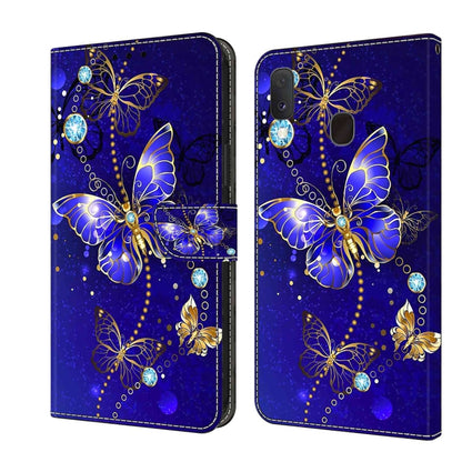 Crystal 3D Shockproof Protective Leather Phone Case, For Samsung Galaxy S10e, For Samsung Galaxy S10+