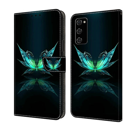 Crystal 3D Shockproof Protective Leather Phone Case, For Samsung Galaxy S20 FE, For Samsung Galaxy A33 5G