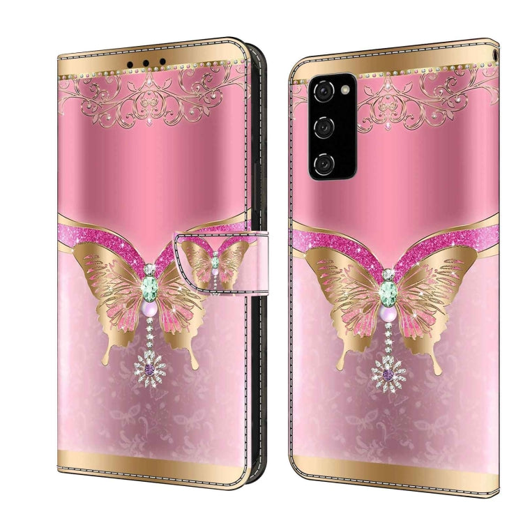 Crystal 3D Shockproof Protective Leather Phone Case, For Samsung Galaxy S20 FE, For Samsung Galaxy A33 5G