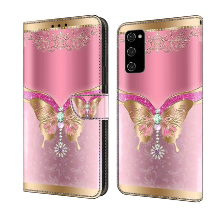 Crystal 3D Shockproof Protective Leather Phone Case, For Samsung Galaxy S20 FE, For Samsung Galaxy A33 5G