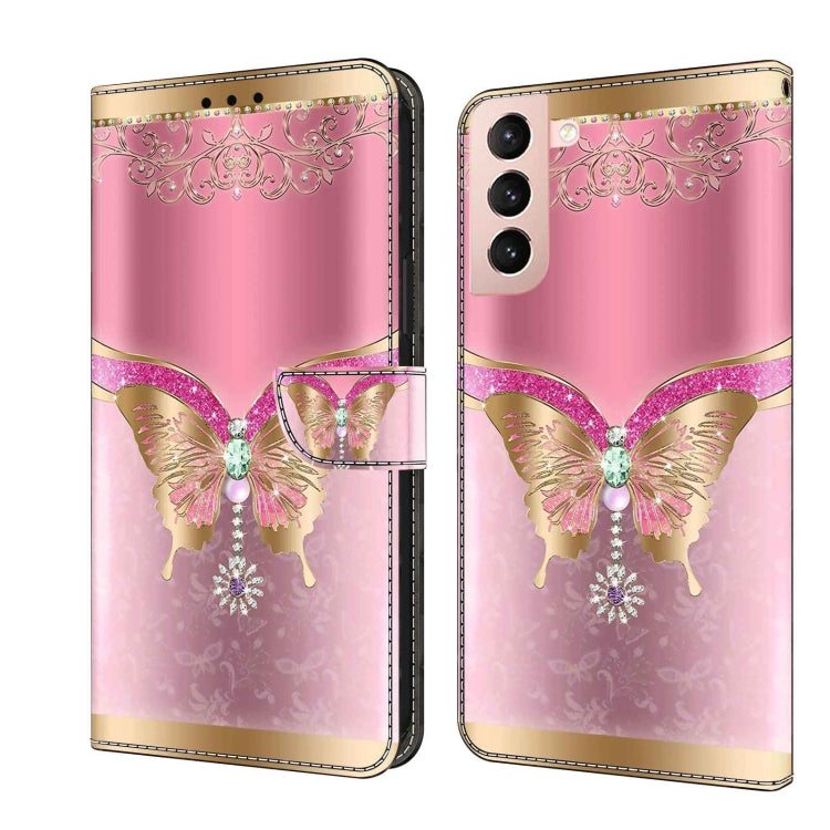 Crystal 3D Shockproof Protective Leather Phone Case, For Samsung Galaxy A32 5G, For Samsung Galaxy S21