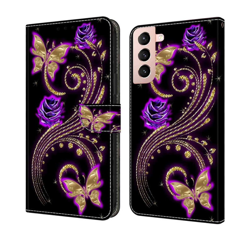 Crystal 3D Shockproof Protective Leather Phone Case, For Samsung Galaxy A32 5G, For Samsung Galaxy S21
