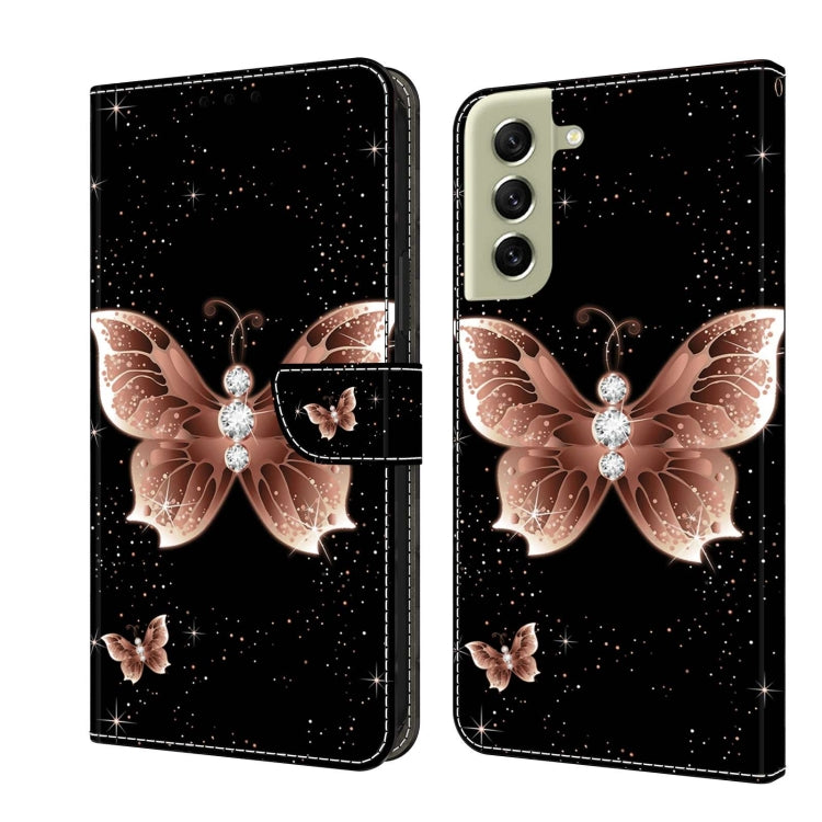 Crystal 3D Shockproof Protective Leather Phone Case, For Samsung Galaxy A22 5G, For Samsung Galaxy S21 FE 5G