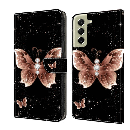 Crystal 3D Shockproof Protective Leather Phone Case, For Samsung Galaxy A22 5G, For Samsung Galaxy S21 FE 5G