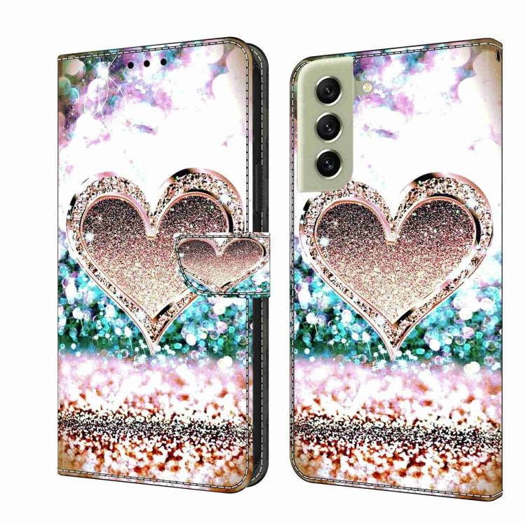 Crystal 3D Shockproof Protective Leather Phone Case, For Samsung Galaxy A22 5G, For Samsung Galaxy S21 FE 5G