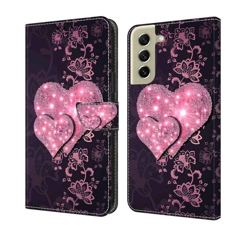 Crystal 3D Shockproof Protective Leather Phone Case, For Samsung Galaxy A22 5G, For Samsung Galaxy S21 FE 5G
