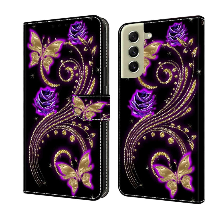 Crystal 3D Shockproof Protective Leather Phone Case, For Samsung Galaxy A22 5G, For Samsung Galaxy S21 FE 5G
