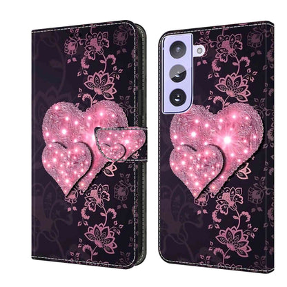 Crystal 3D Shockproof Protective Leather Phone Case, For Samsung Galaxy S21+, For Samsung Galaxy S21 Ultra