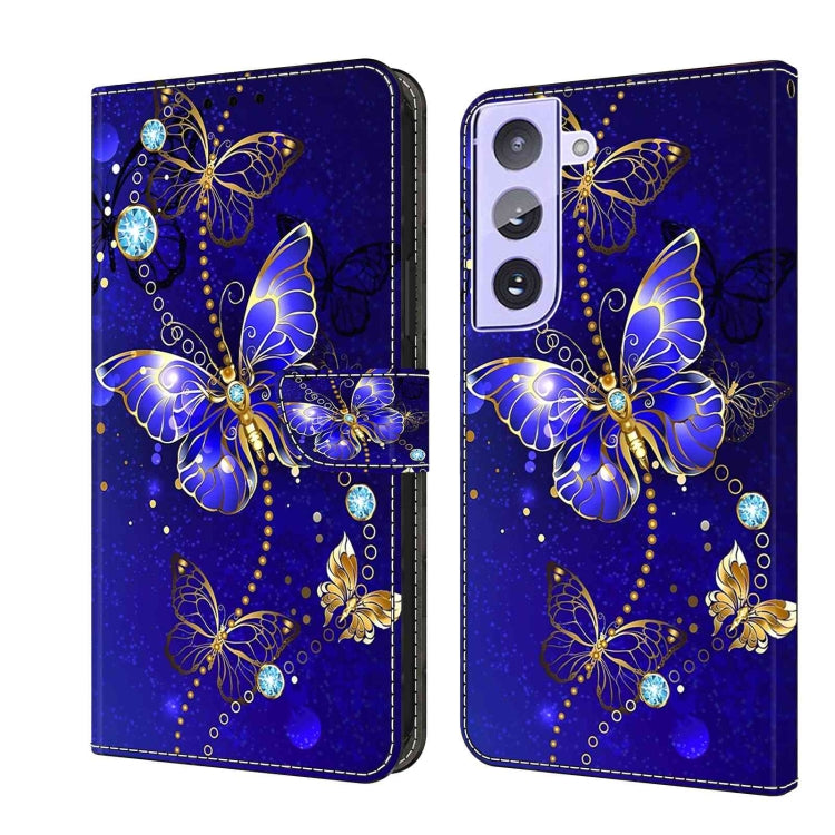 Crystal 3D Shockproof Protective Leather Phone Case, For Samsung Galaxy S21+, For Samsung Galaxy S21 Ultra