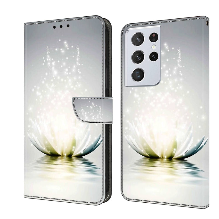 Crystal 3D Shockproof Protective Leather Phone Case, For Samsung Galaxy S21+, For Samsung Galaxy S21 Ultra