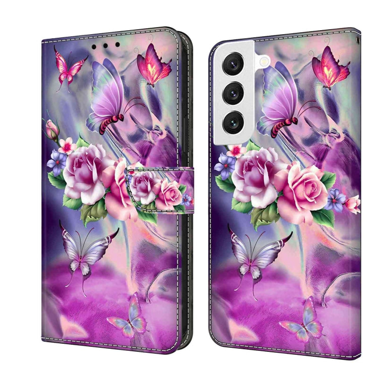 Crystal 3D Shockproof Protective Leather Phone Case, For Samsung Galaxy S22, For Samsung Galaxy A52 / A52s 5G