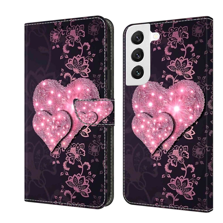 Crystal 3D Shockproof Protective Leather Phone Case, For Samsung Galaxy S22, For Samsung Galaxy A52 / A52s 5G