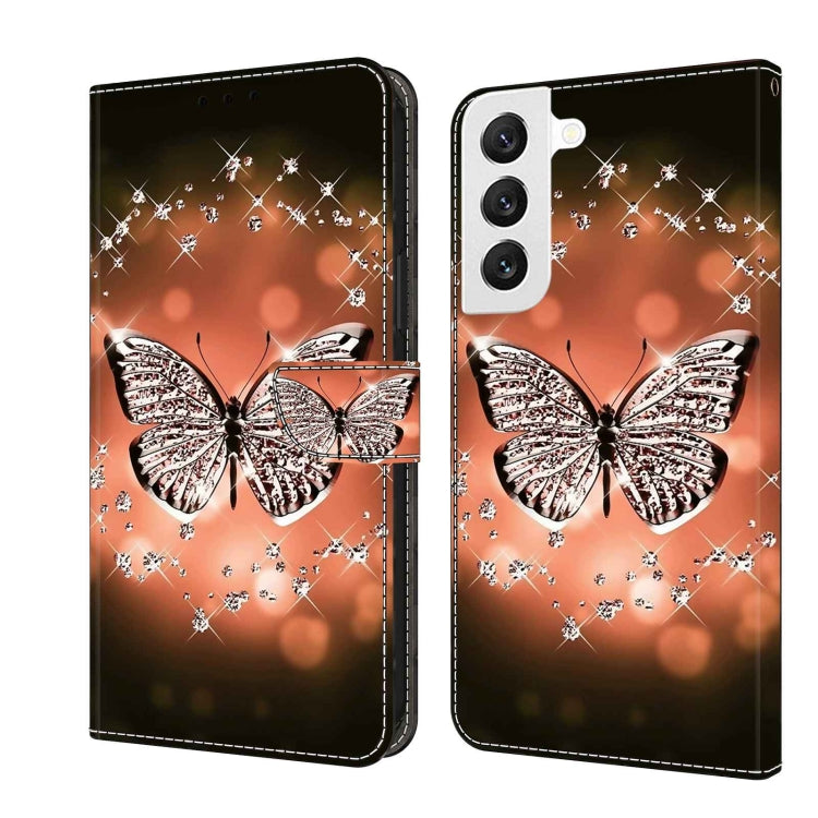 Crystal 3D Shockproof Protective Leather Phone Case, For Samsung Galaxy S22, For Samsung Galaxy A52 / A52s 5G