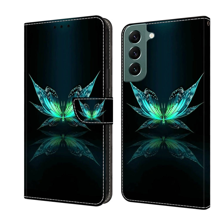 Crystal 3D Shockproof Protective Leather Phone Case, For Samsung Galaxy S22 Ultra, For Samsung Galaxy S22+