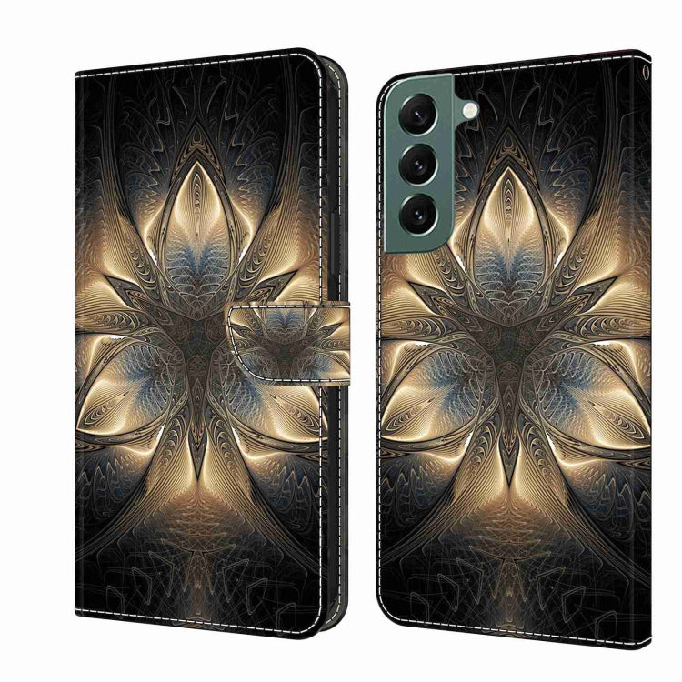 Crystal 3D Shockproof Protective Leather Phone Case, For Samsung Galaxy S22 Ultra, For Samsung Galaxy S22+