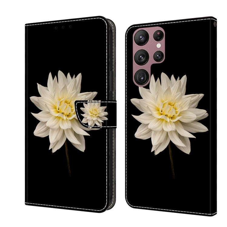 Crystal 3D Shockproof Protective Leather Phone Case, For Samsung Galaxy S22 Ultra, For Samsung Galaxy S22+