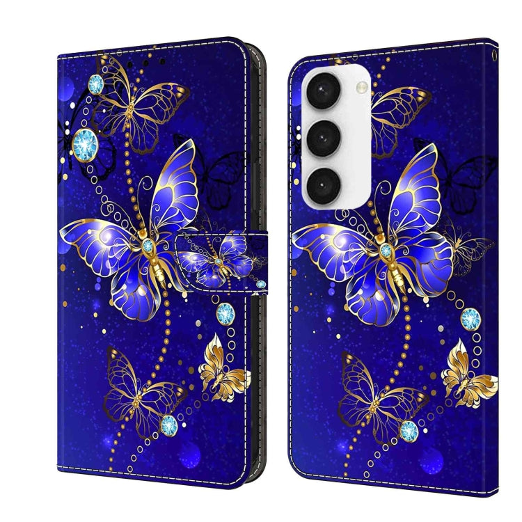 Crystal 3D Shockproof Protective Leather Phone Case, For Samsung Galaxy S23 Ultra, For Samsung Galaxy S23