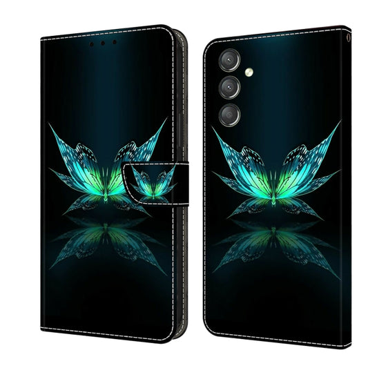 Crystal 3D Shockproof Protective Leather Phone Case, For Samsung Galaxy A24, For Samsung Galaxy A14 4G / 5G