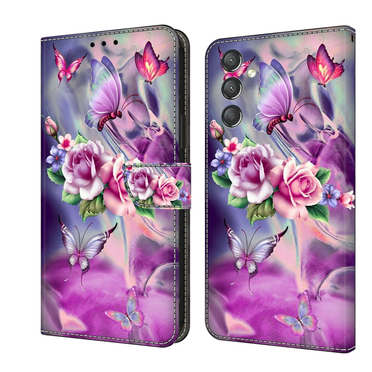 Crystal 3D Shockproof Protective Leather Phone Case, For Samsung Galaxy A24, For Samsung Galaxy A14 4G / 5G