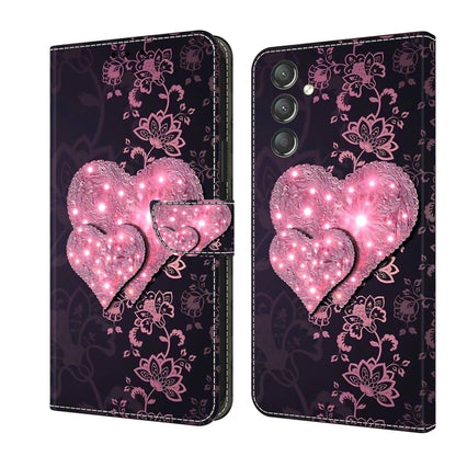 Crystal 3D Shockproof Protective Leather Phone Case, For Samsung Galaxy A24, For Samsung Galaxy A14 4G / 5G