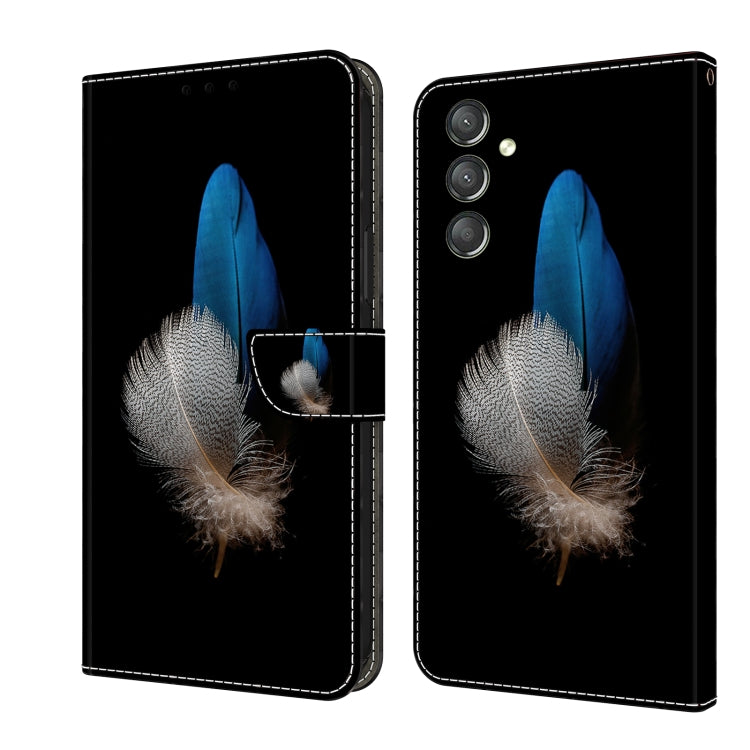 Crystal 3D Shockproof Protective Leather Phone Case, For Samsung Galaxy A24, For Samsung Galaxy A14 4G / 5G