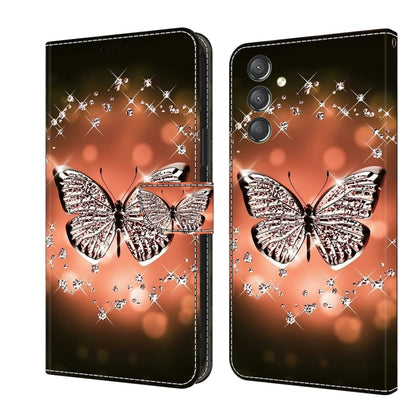 Crystal 3D Shockproof Protective Leather Phone Case, For Samsung Galaxy A24, For Samsung Galaxy A14 4G / 5G