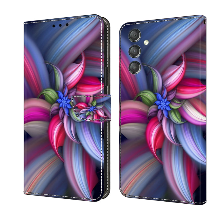 Crystal 3D Shockproof Protective Leather Phone Case, For Samsung Galaxy A24, For Samsung Galaxy A14 4G / 5G
