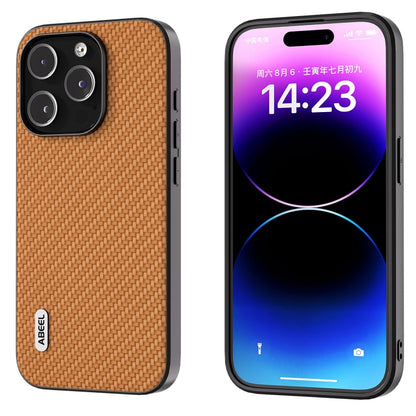 ABEEL Carbon Fiber Texture Protective Phone Case, For iPhone 15 Pro Max, For iPhone 15 Pro, For iPhone 14 Pro, For iPhone 15 Plus, For iPhone 15, For iPhone 14 Pro Max