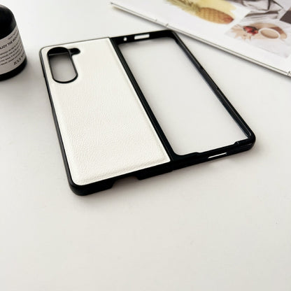 Litchi Texture PC +TPU Shockproof Phone Case, For Samsung Galaxy Z Fold5, For Samsung Galaxy Z Flip5