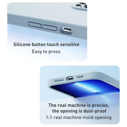 Liquid Silicone MagSafe Precision Hole Phone Case, For iPhone 14 Plus, For iPhone 14, For iPhone 14 Pro, For iPhone 14 Pro Max, For iPhone 13 Pro Max, For iPhone 13 Pro