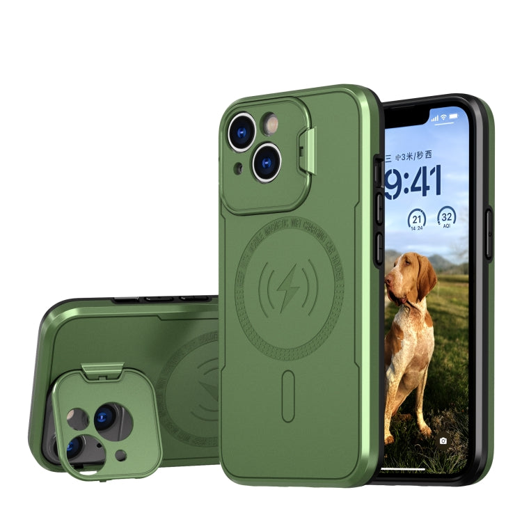 MagSafe Magnetic Invisible Camera Holder Phone Case, For iPhone 15 Pro Max, For iPhone 15 Pro, For iPhone 15 Plus, For iPhone 15